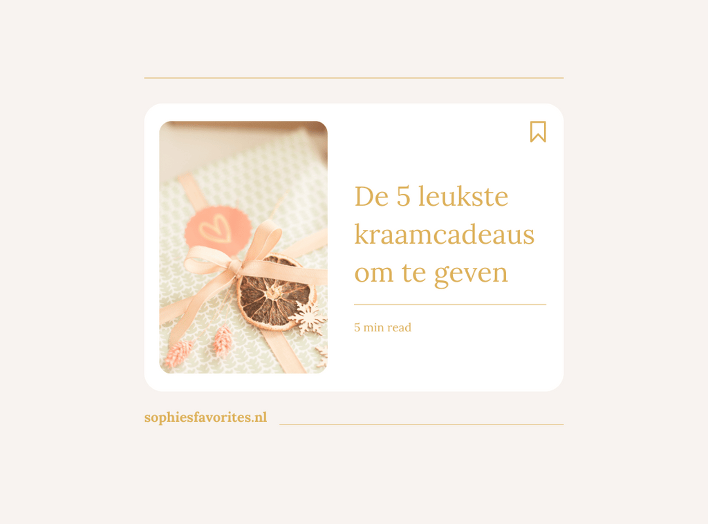 5 leukste kraamcadeaus om te geven