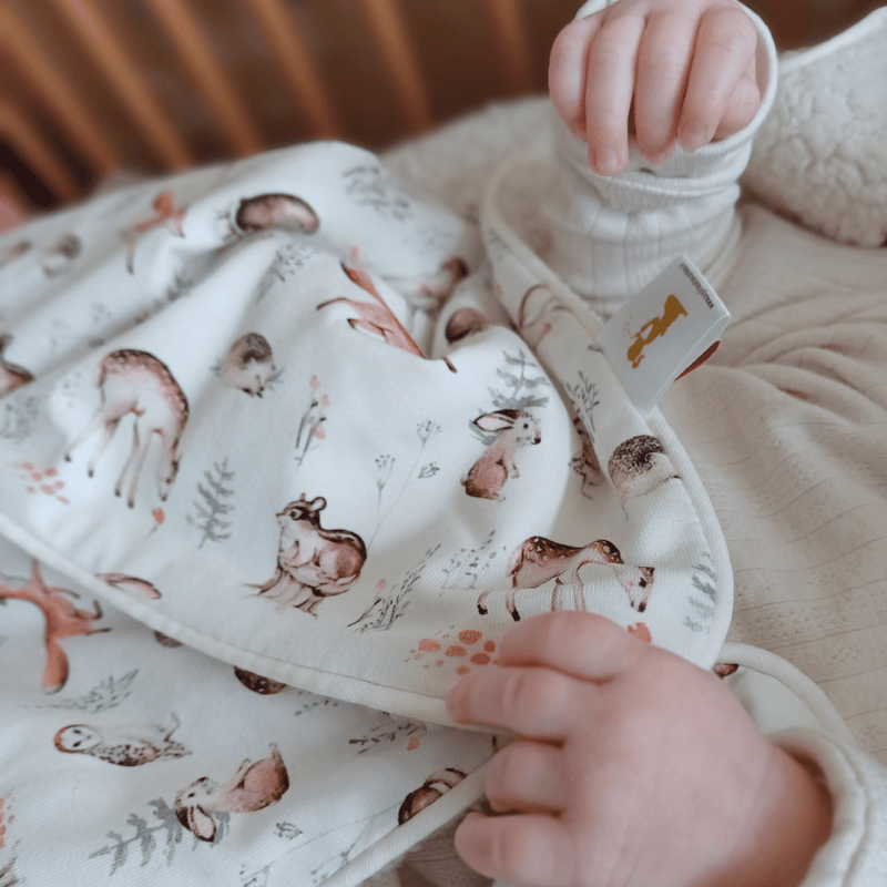 wikkeldoek - bosdieren - teddy