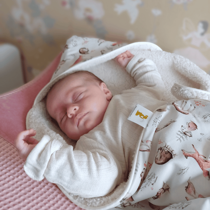 wikkeldoek - bosdieren - teddy