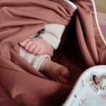 wikkeldoek bosdieren bamboe bruin