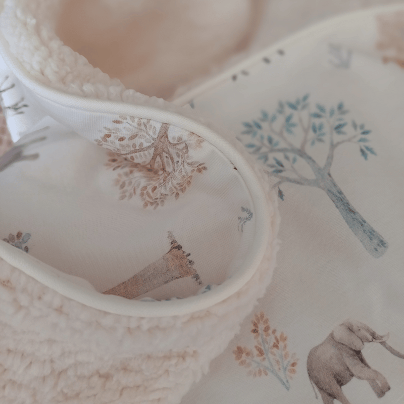 wikkeldoek safari teddy stof