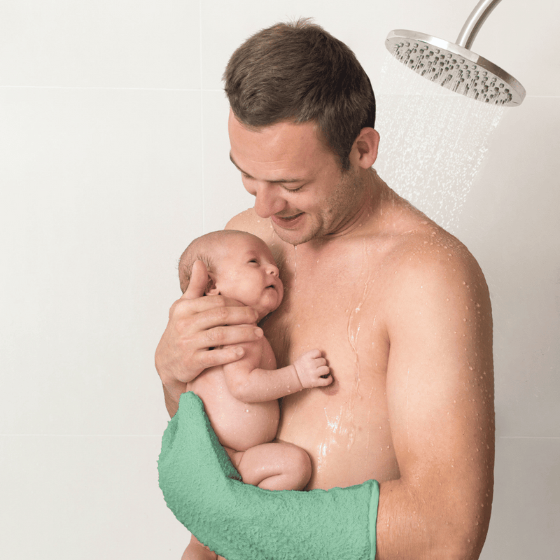 baby shower glove - douche handschoen - nifty