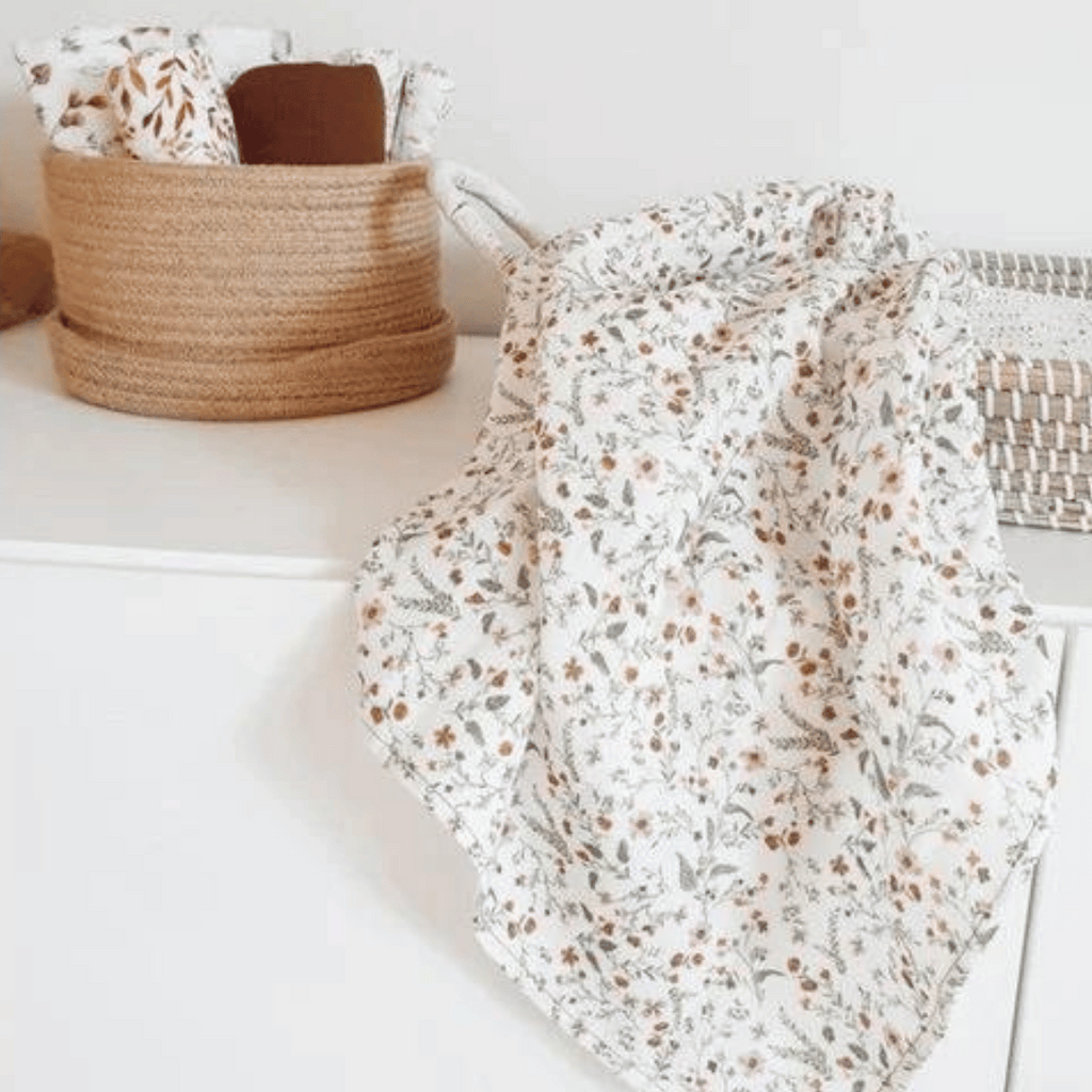 Swaddle inbakerdoek wildflowers 120cm