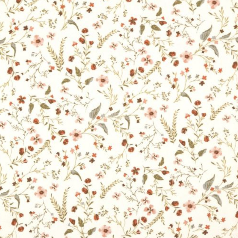 wikkeldoek - wilde bloemen print